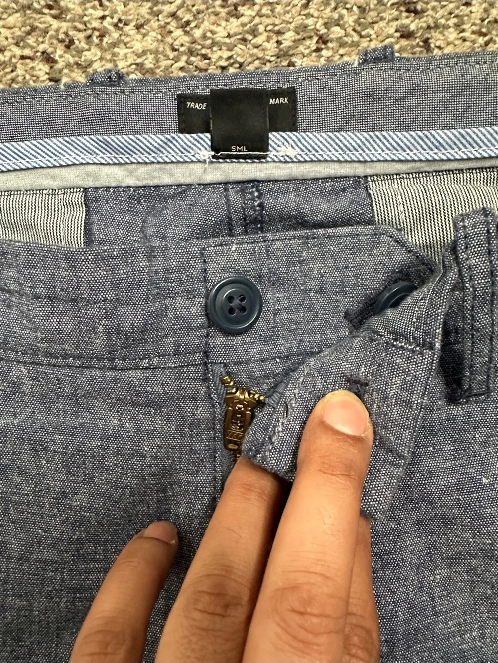 J crew 484 slim fit Men's Blue Dress Pants size 36W32L